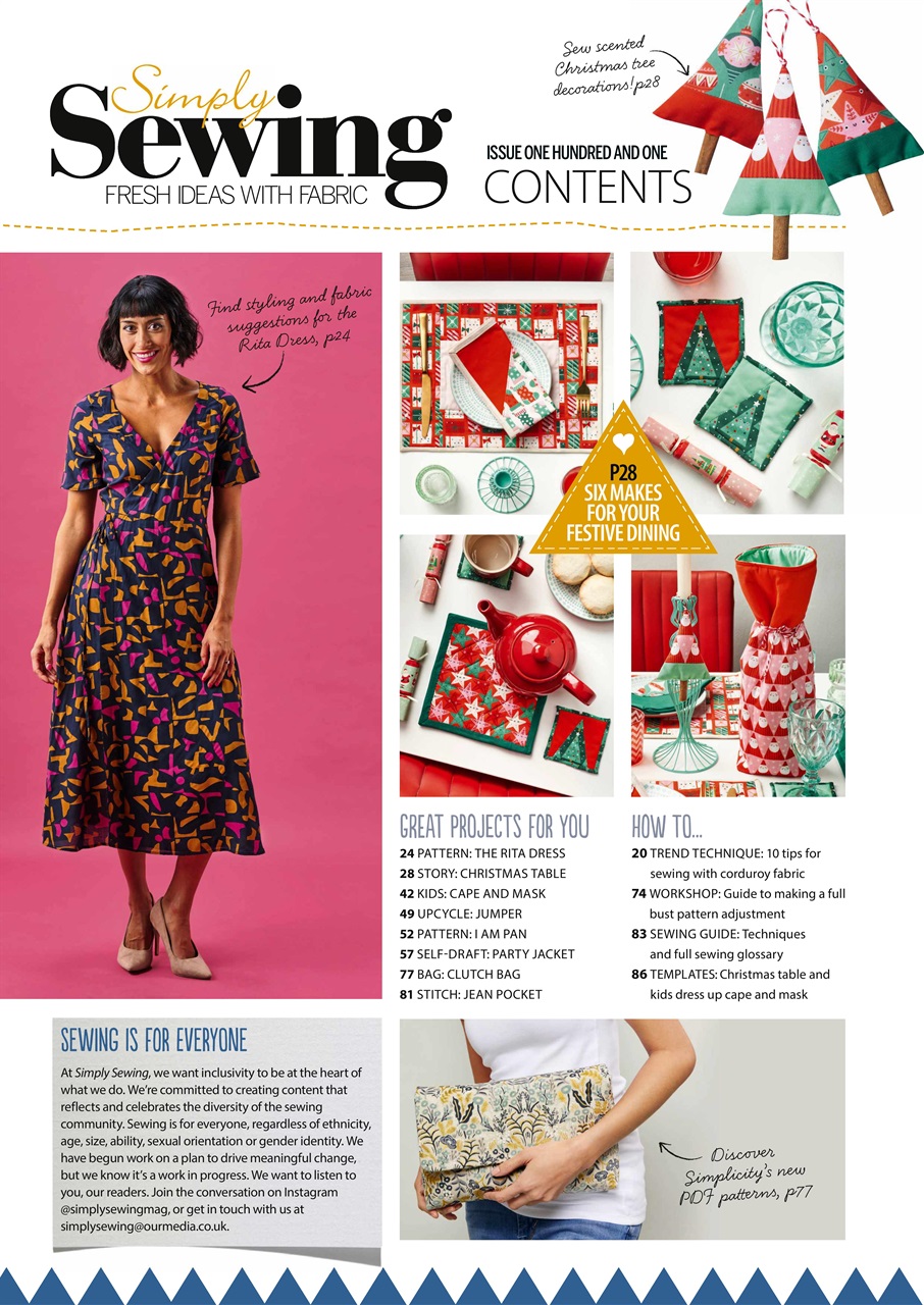 Simply Sewing Preview Pages