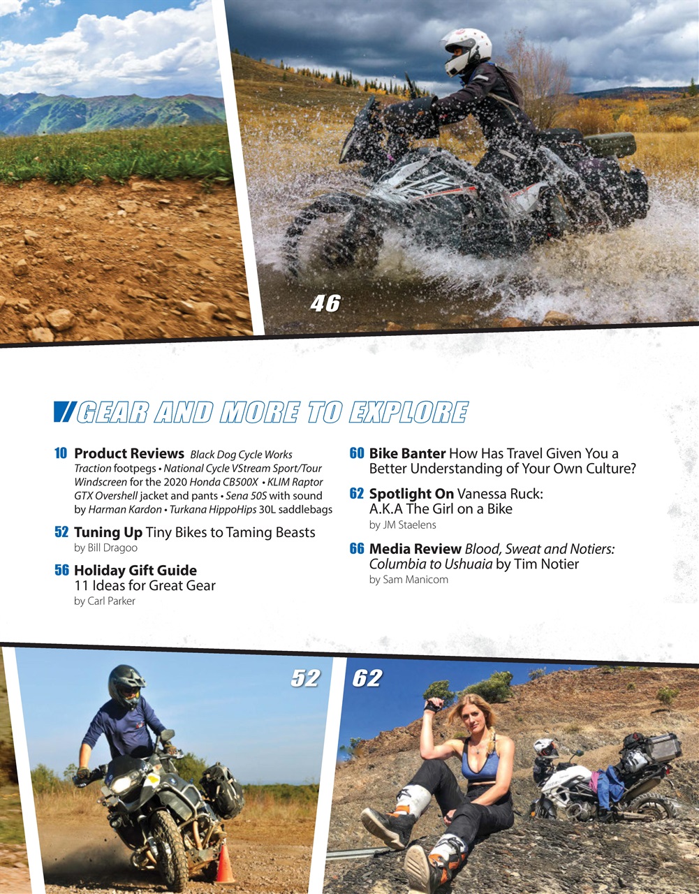 Adventure Motorcycle Preview Pages