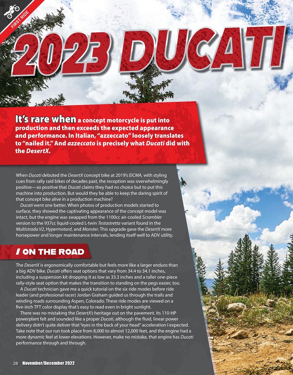 Adventure Motorcycle Preview Pages