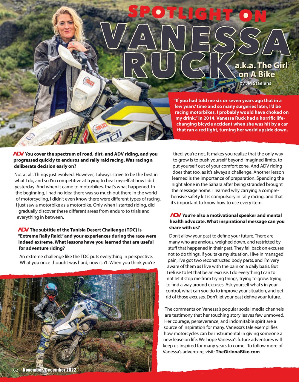 Adventure Motorcycle Preview Pages