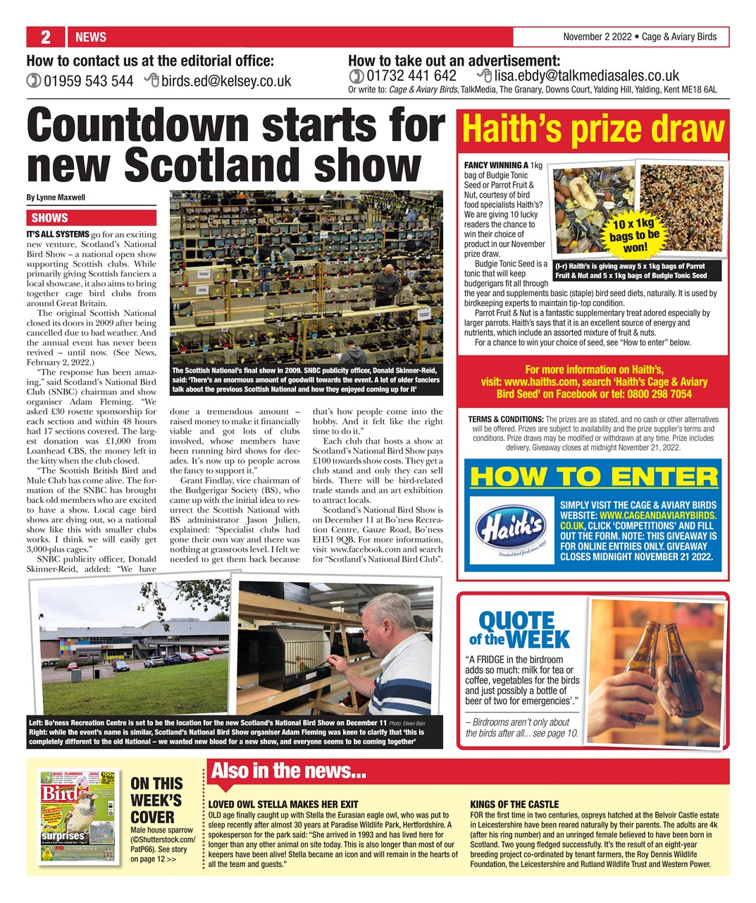 Cage & Aviary Birds Preview Pages