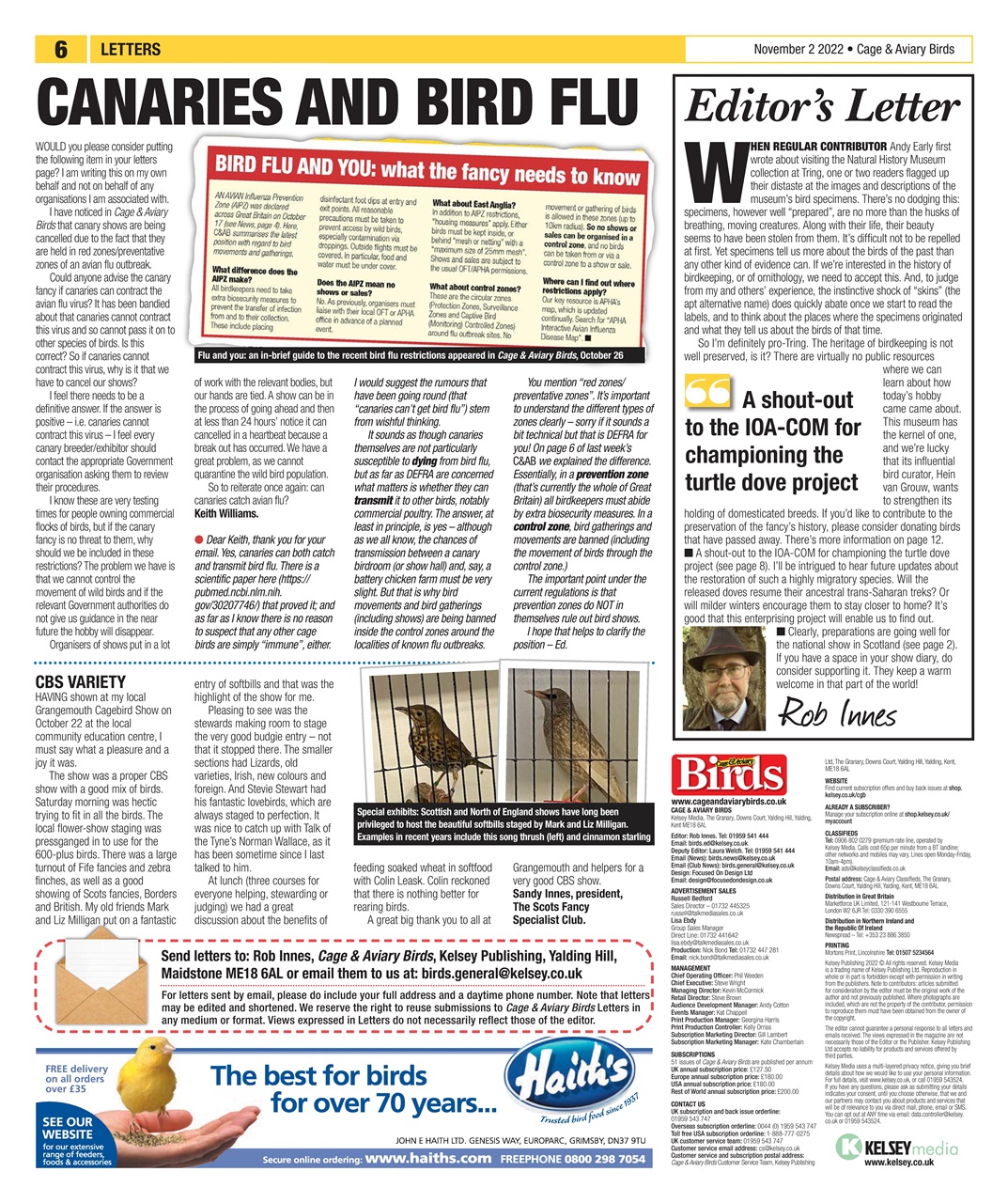 Cage & Aviary Birds Preview Pages