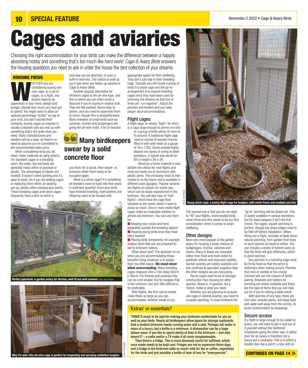 Cage & Aviary Birds Preview Pages