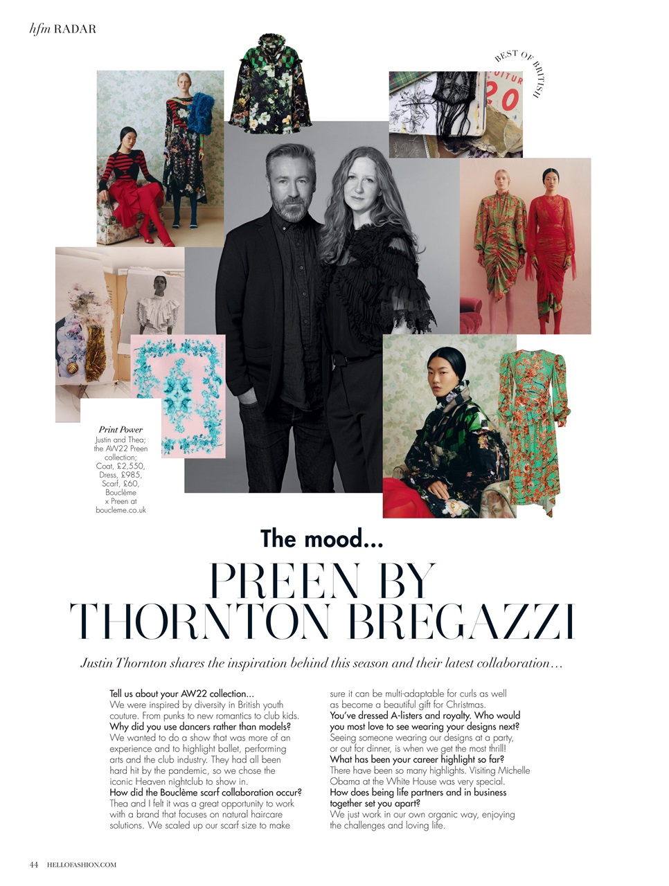 Hello! Fashion Monthly Preview Pages