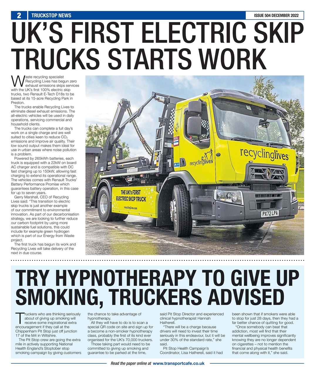Truckstop News Preview Pages