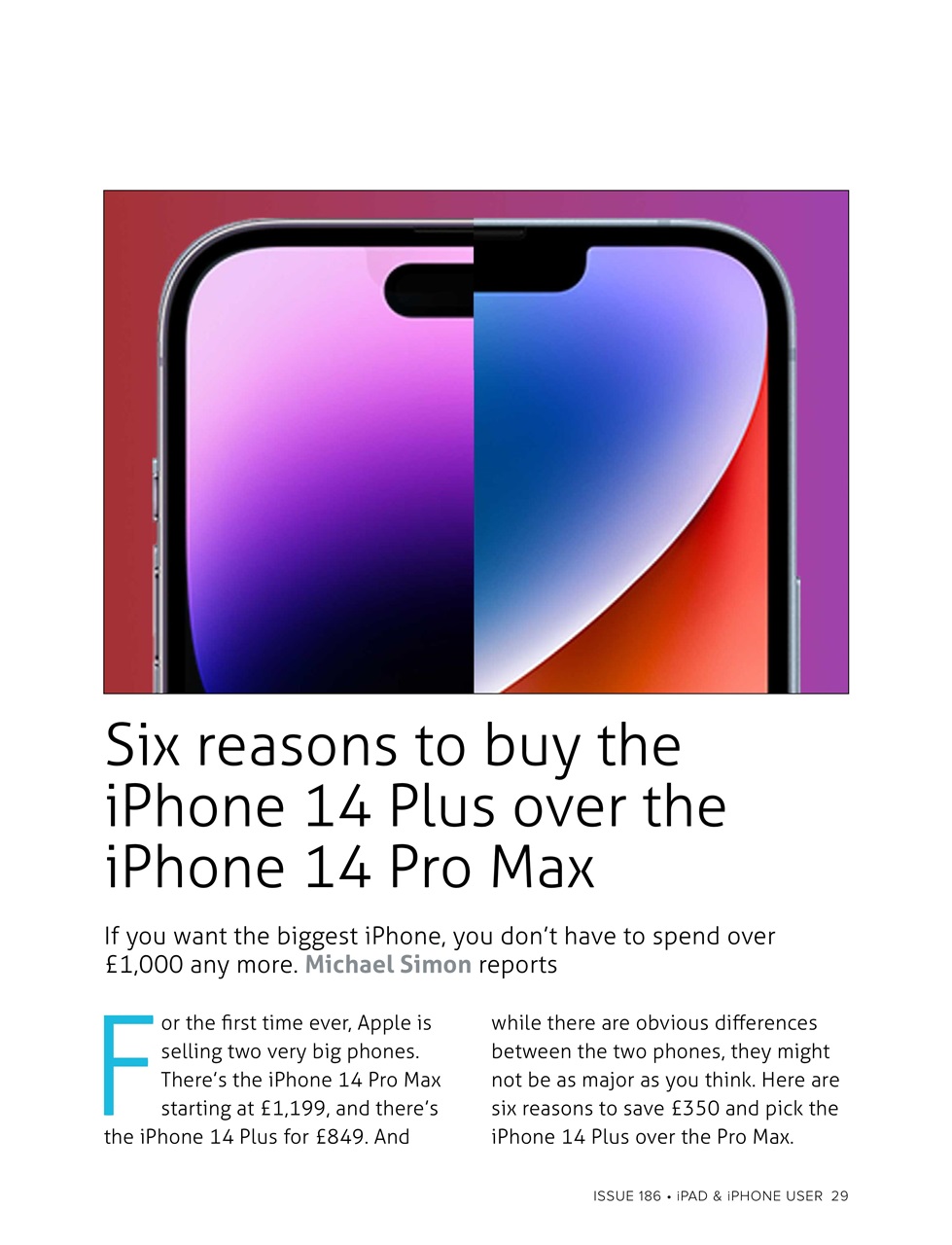 iPad and iPhone User Preview Pages