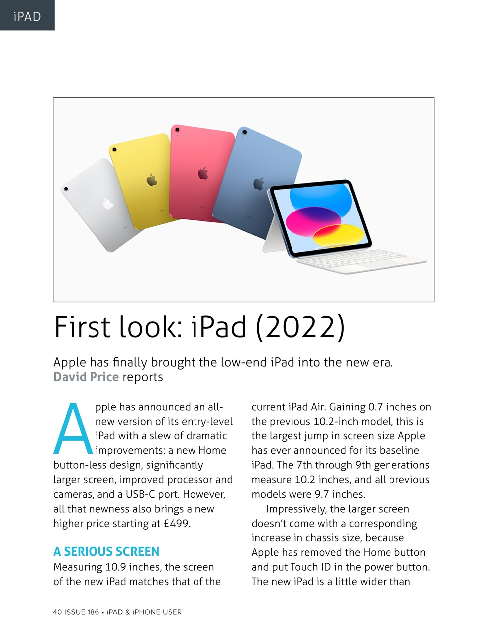 iPad and iPhone User Preview Pages