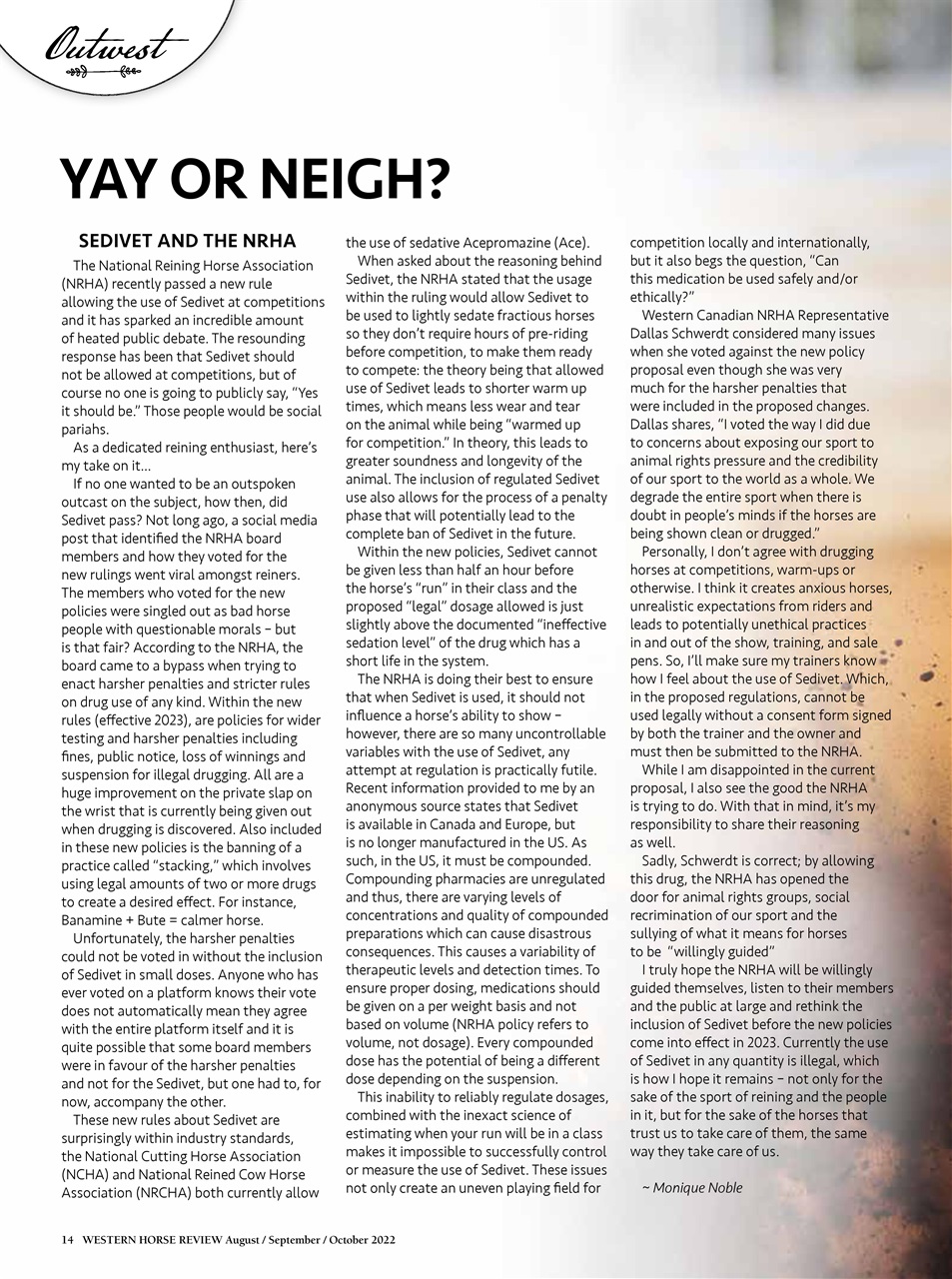 Western Horse Review Preview Pages