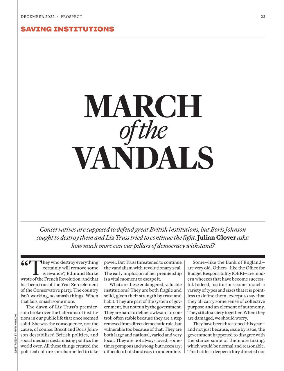 Prospect Magazine Preview Pages