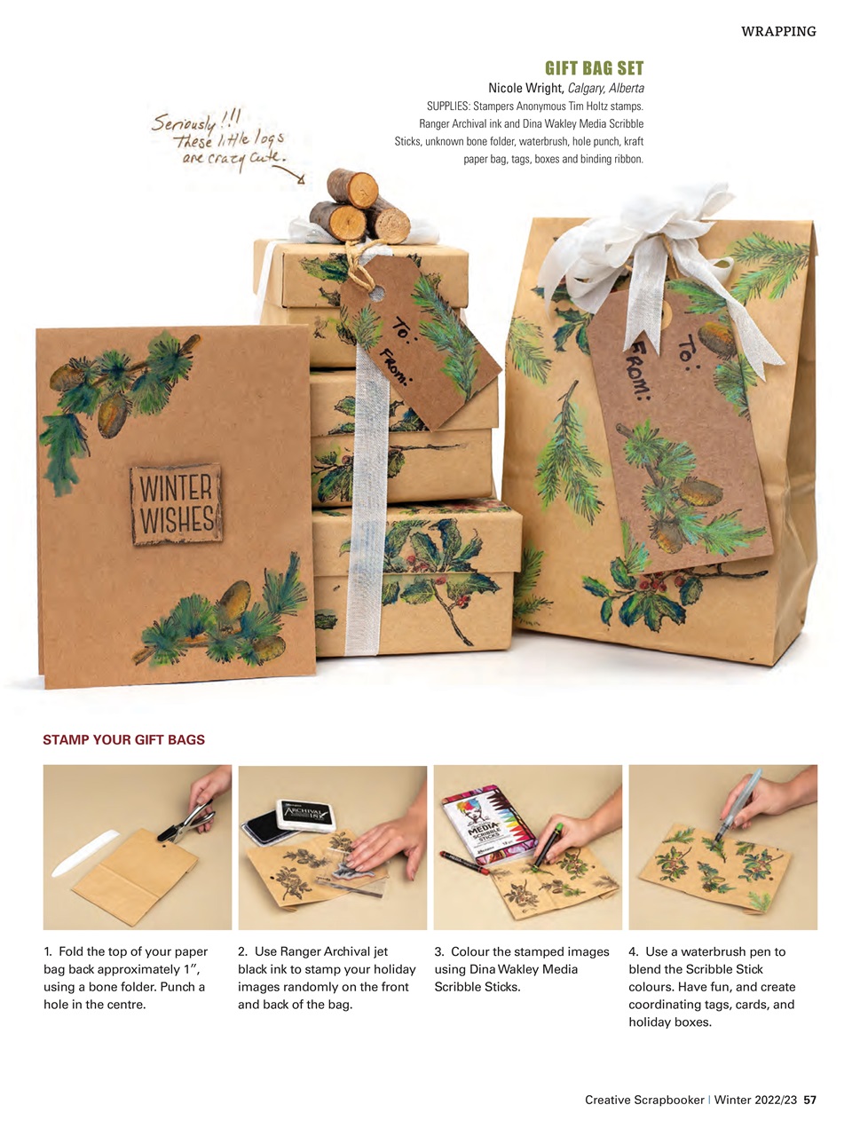 Creative Scrapbooker Preview Pages