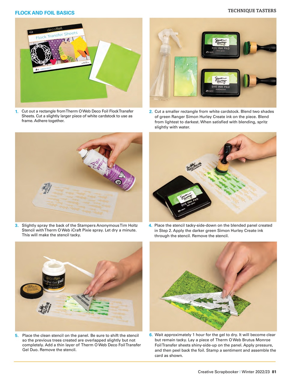 Creative Scrapbooker Preview Pages