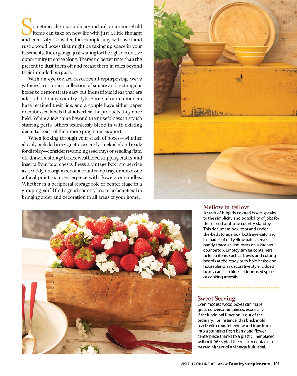 Country Sampler Preview Pages