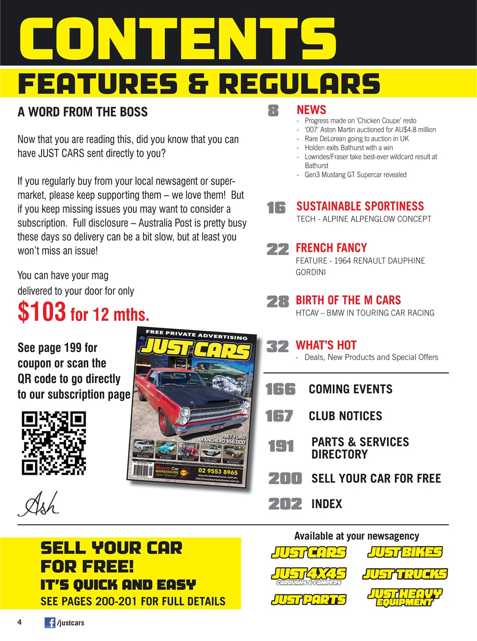 JUST CARS Preview Pages