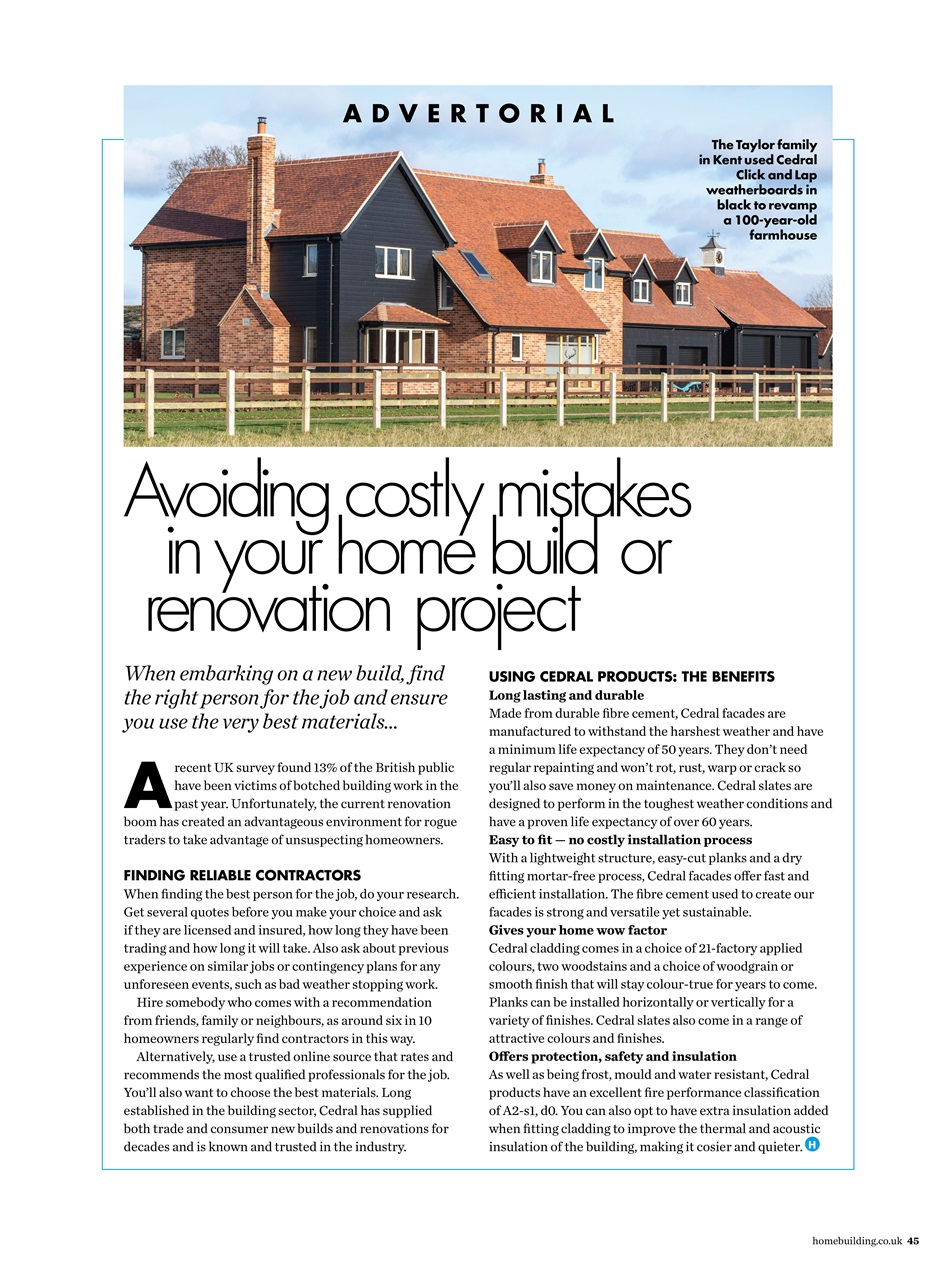 Homebuilding & Renovating Magazine Preview Pages