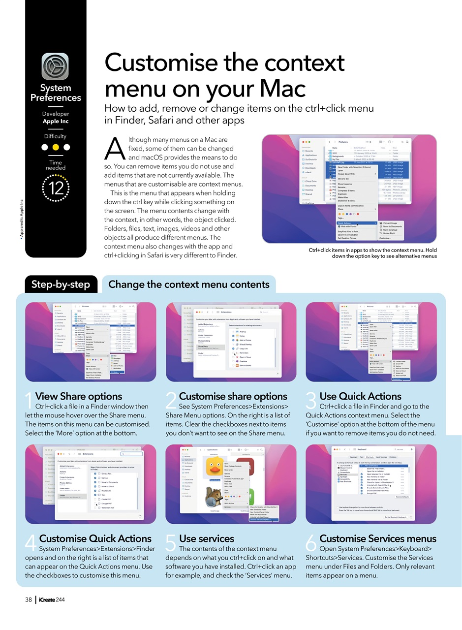 iCreate Preview Pages