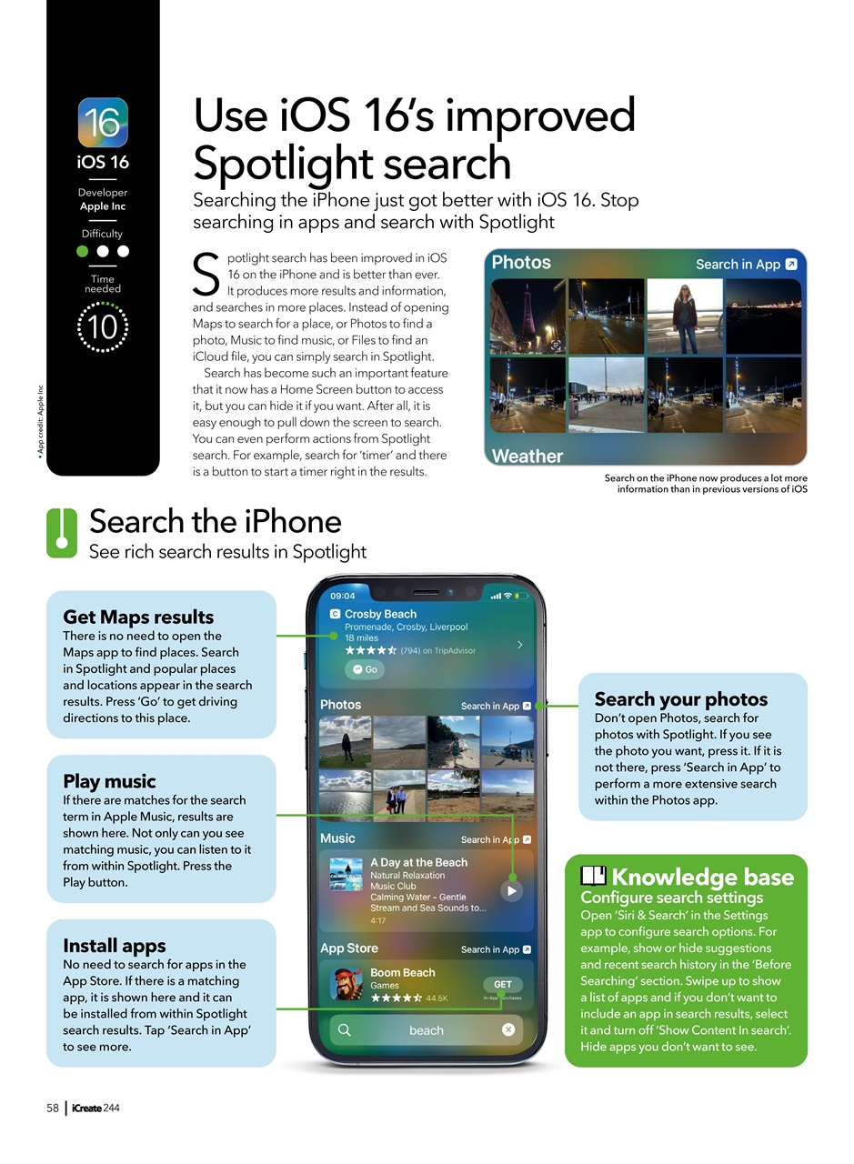 iCreate Preview Pages