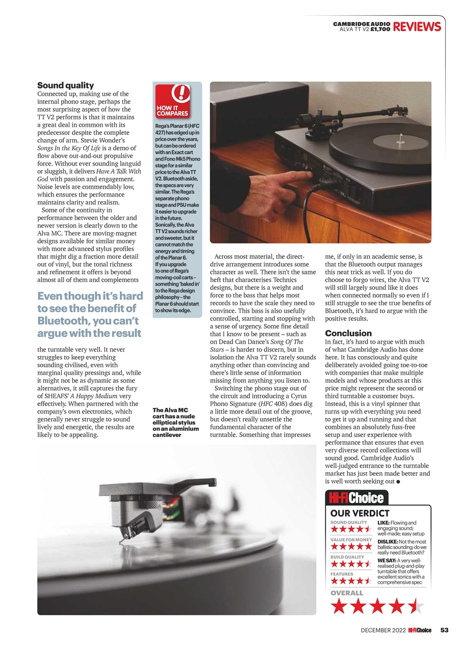 Hi-Fi Choice Preview Pages