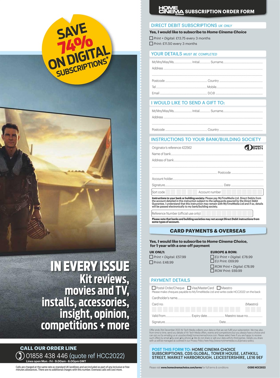 Home Cinema Choice Preview Pages