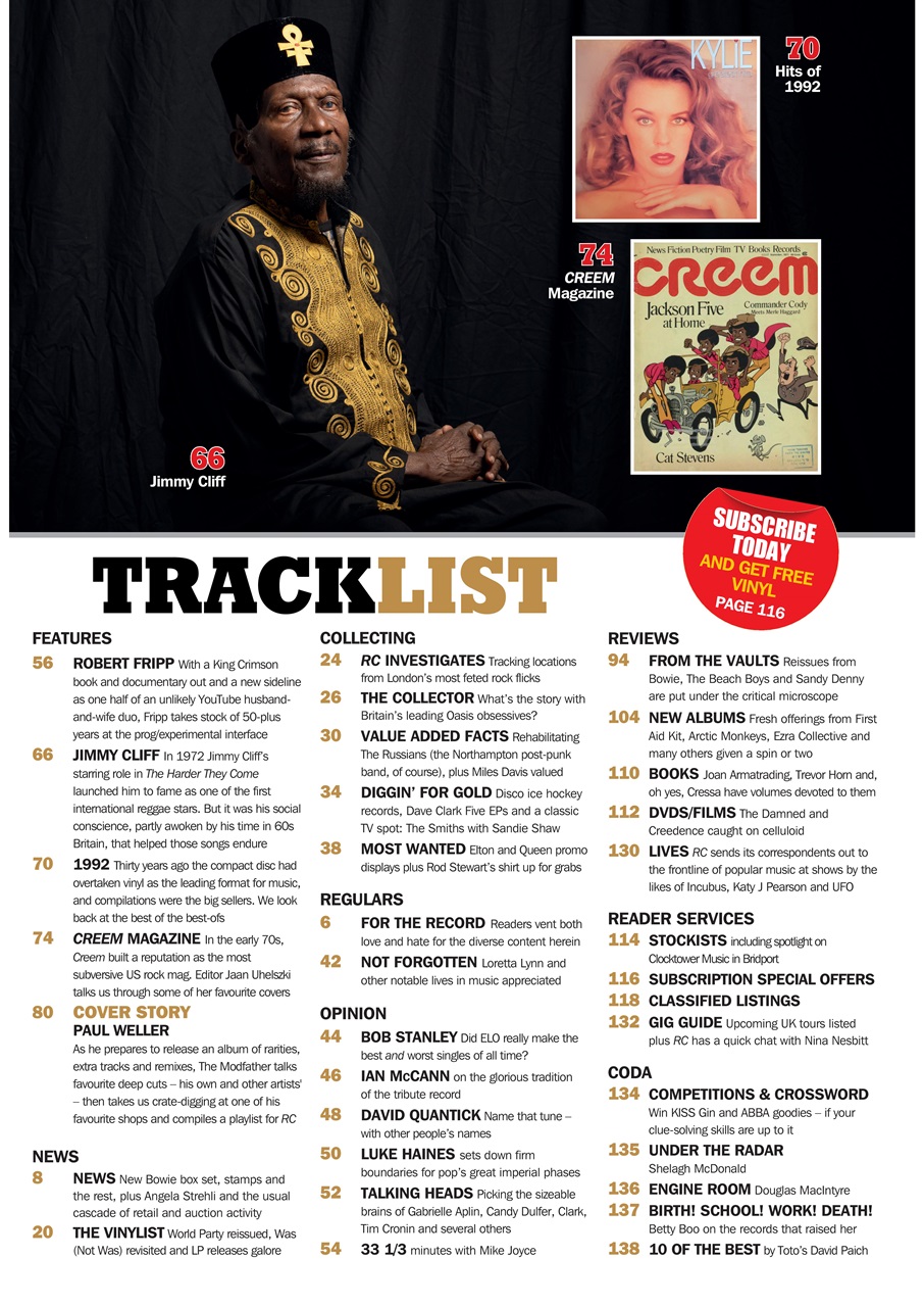 Record Collector Preview Pages