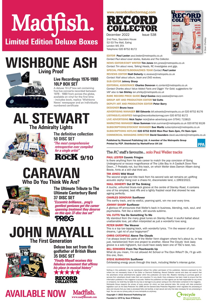 Record Collector Preview Pages