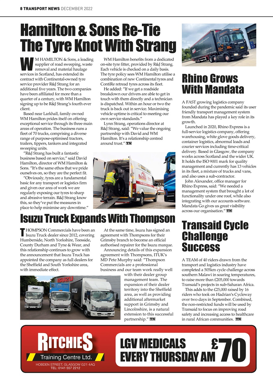 Transport News Preview Pages