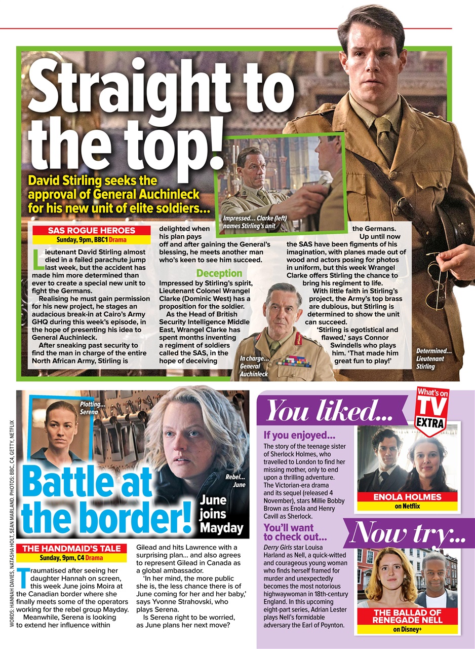 What's on TV Preview Pages