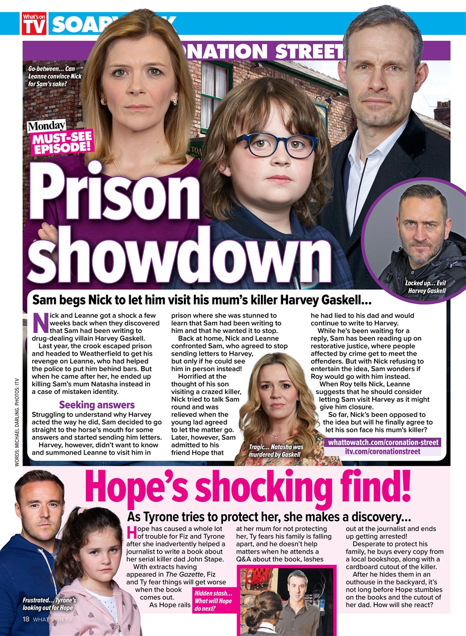 What's on TV Preview Pages