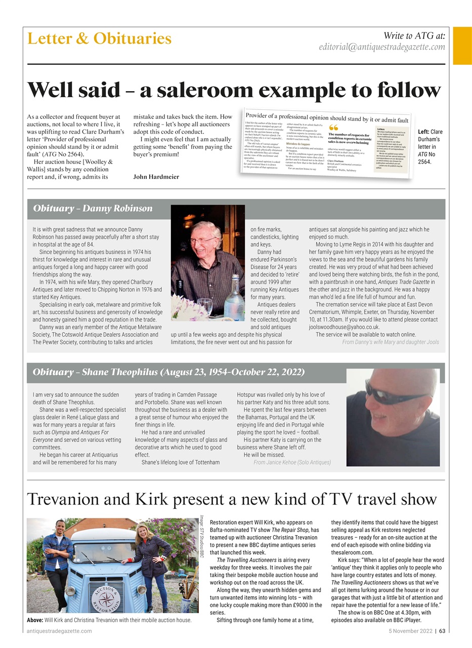 Antiques Trade Gazette Preview Pages