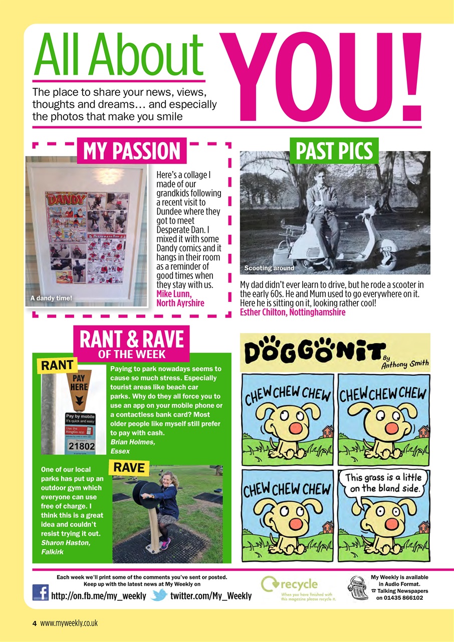 My Weekly Preview Pages