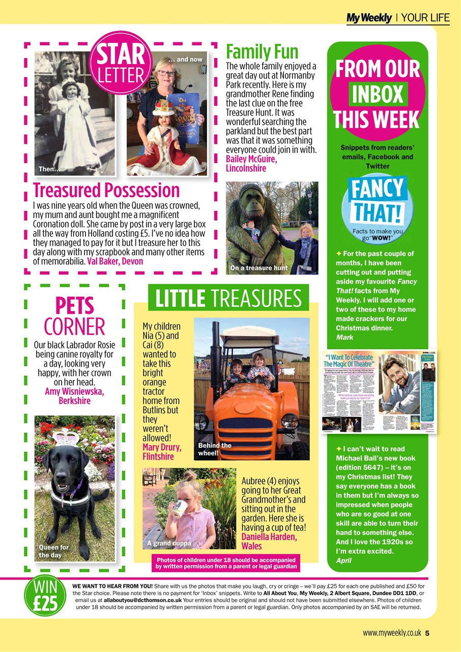 My Weekly Preview Pages