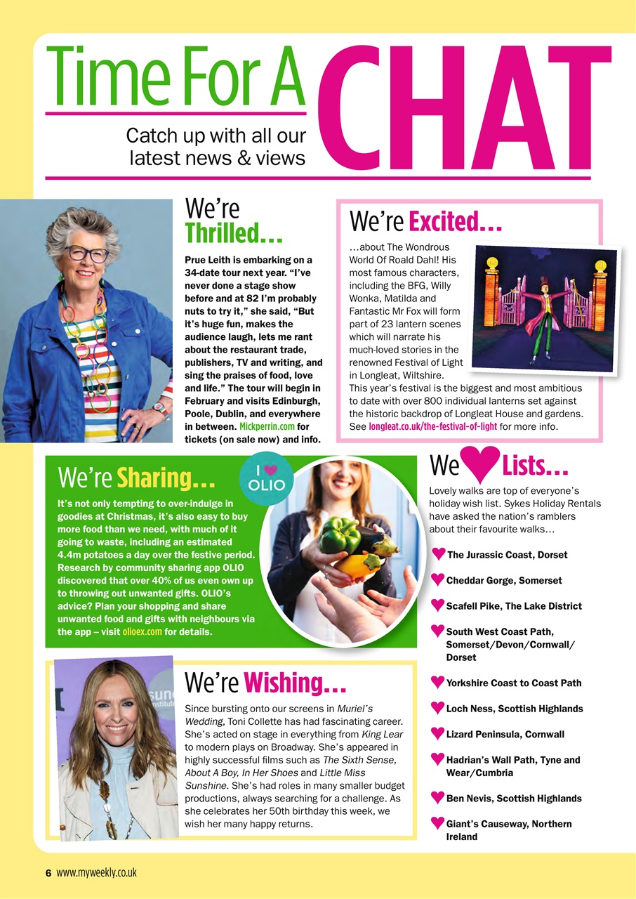 My Weekly Preview Pages