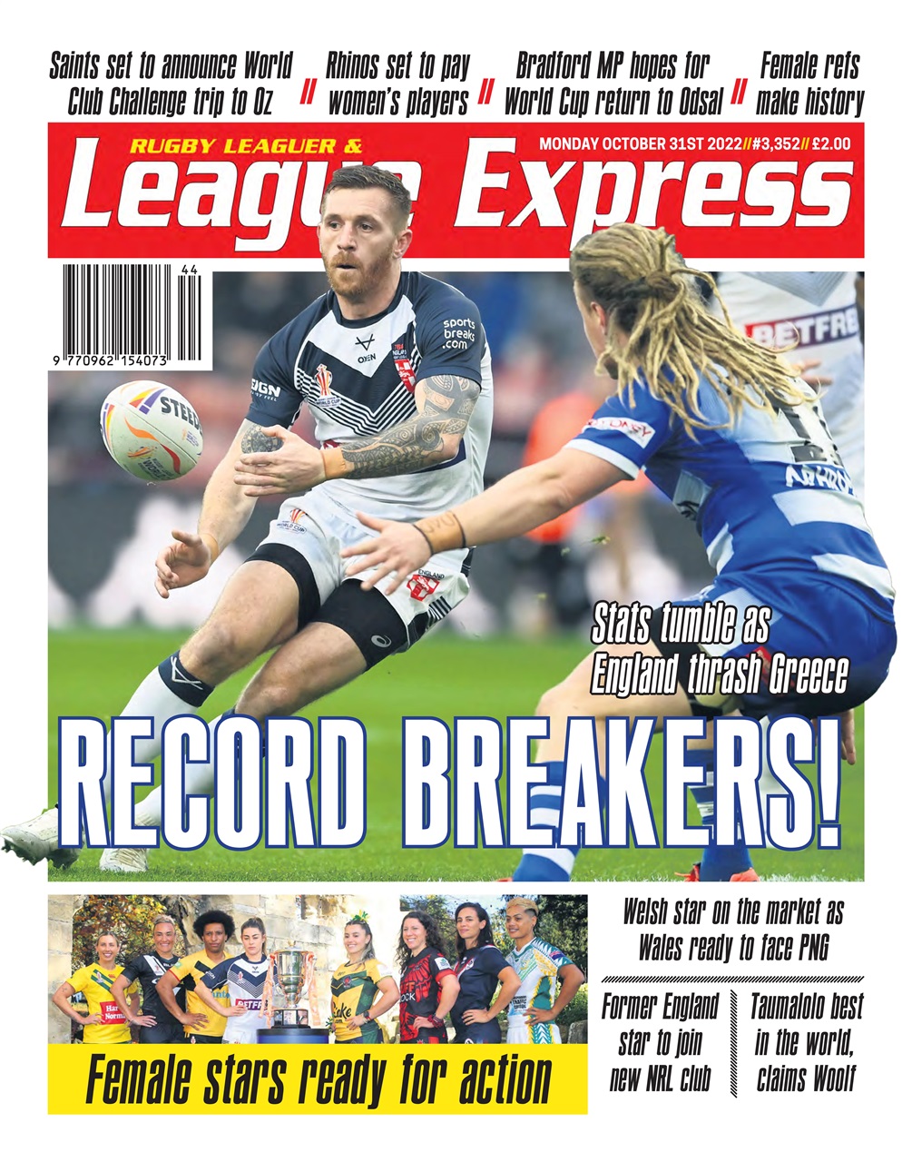League Express Preview Pages