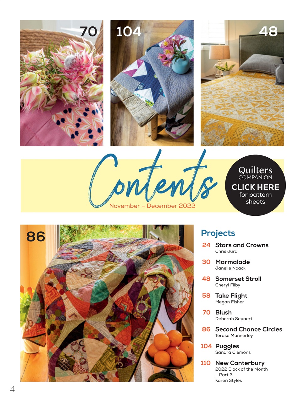 Quilters Companion Preview Pages