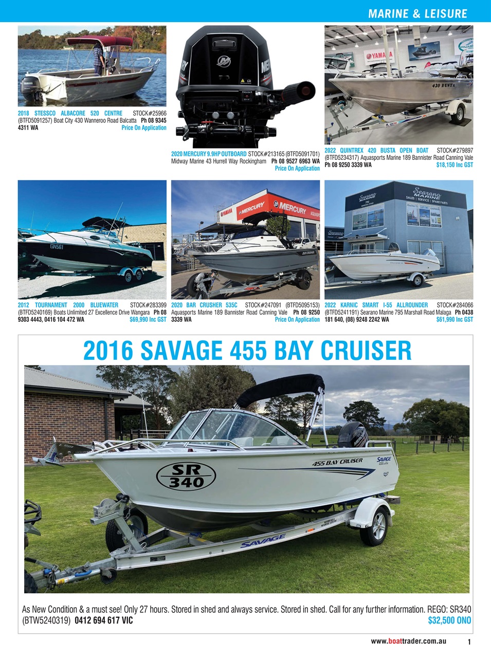 Boat Trader Australia Preview Pages