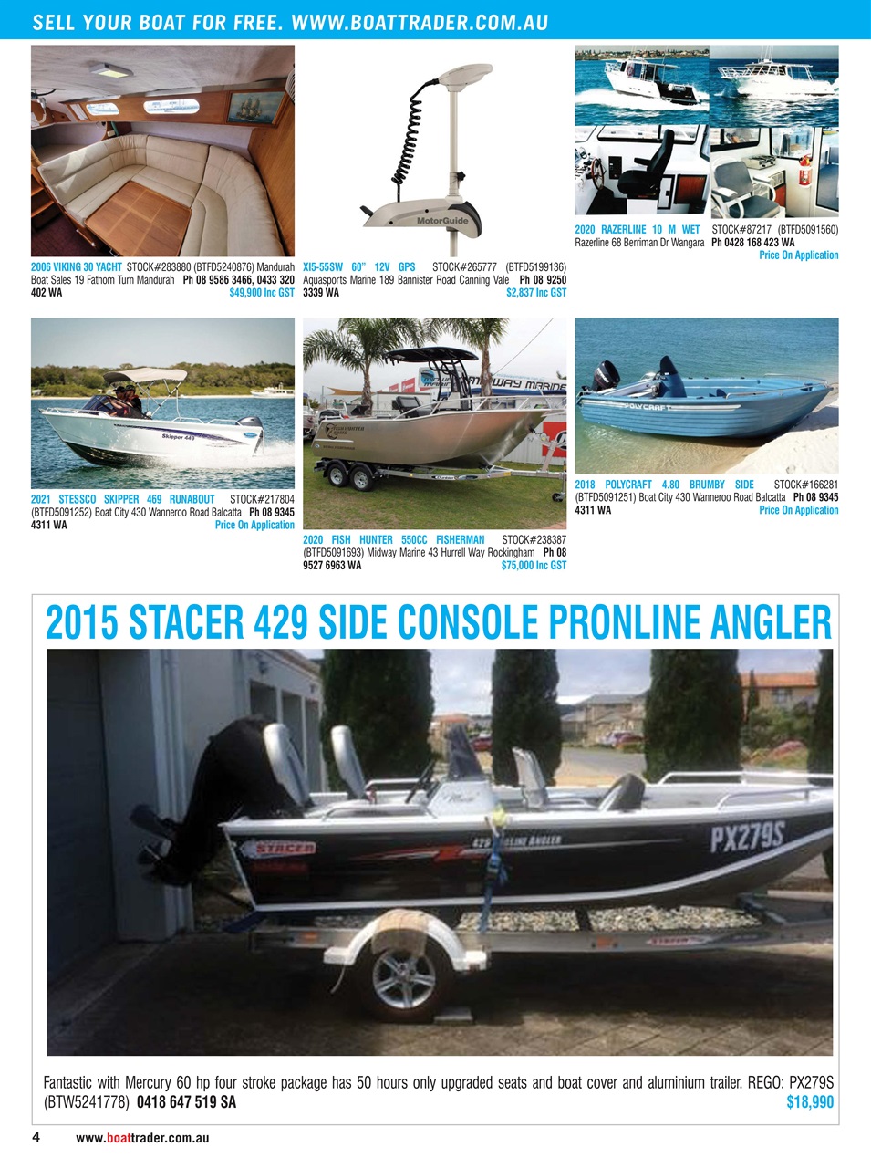 Boat Trader Australia Preview Pages