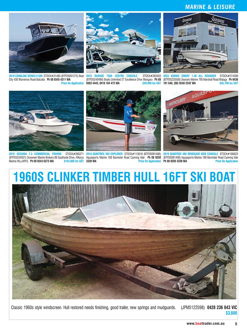 Boat Trader Australia Preview Pages