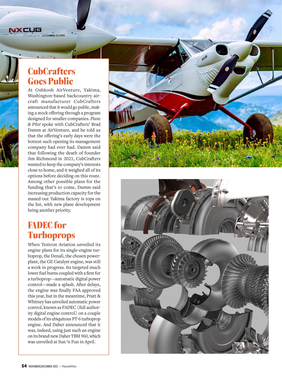 Plane & Pilot Preview Pages