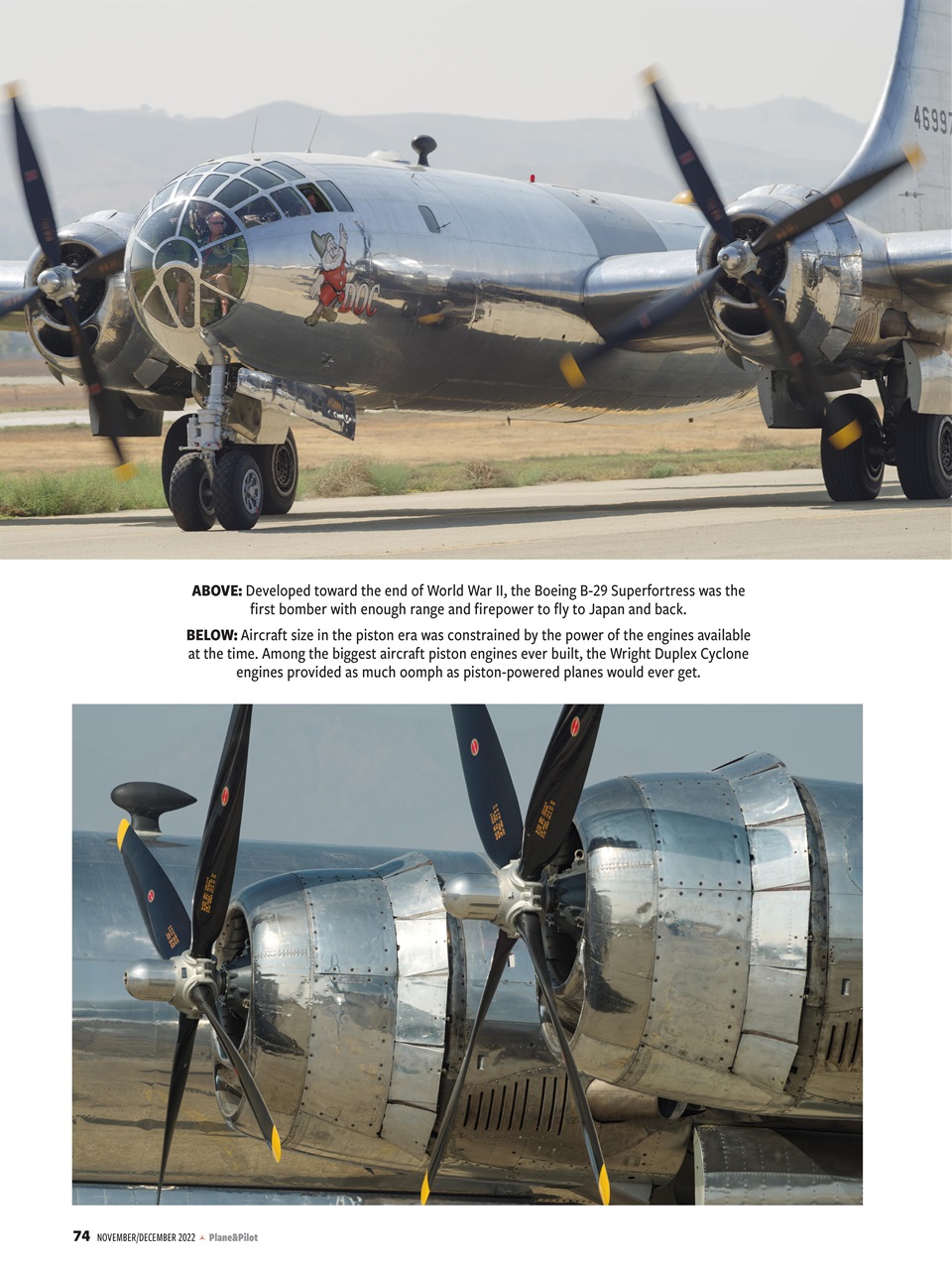 Plane & Pilot Preview Pages