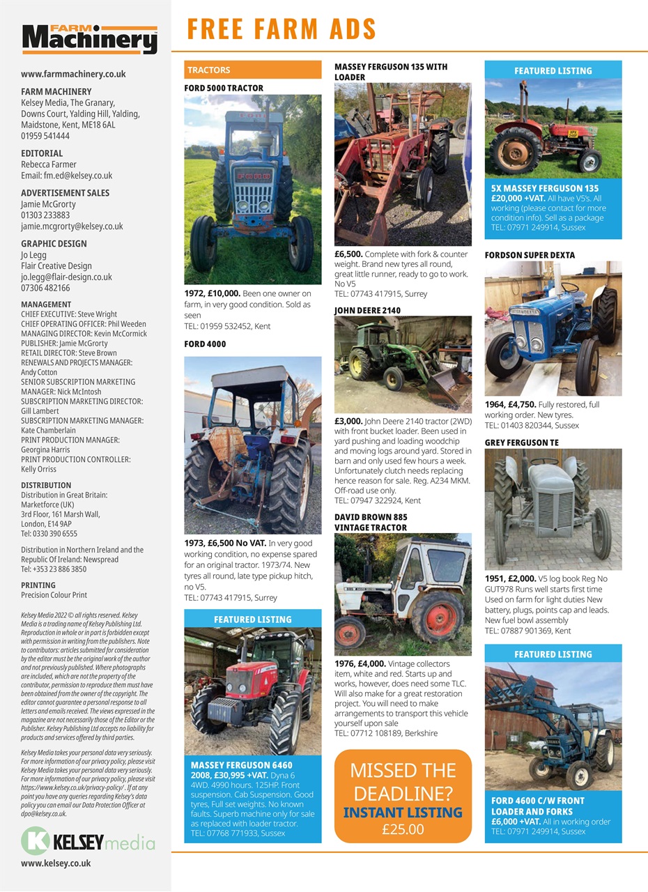 Farm Machinery Preview Pages