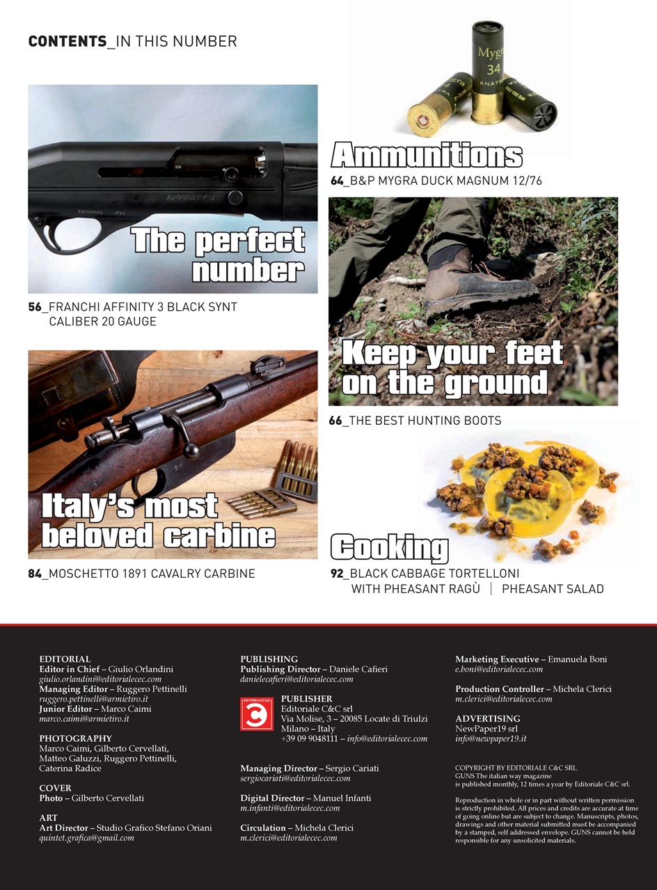 GUNS: The Italian Way Magazine Preview Pages
