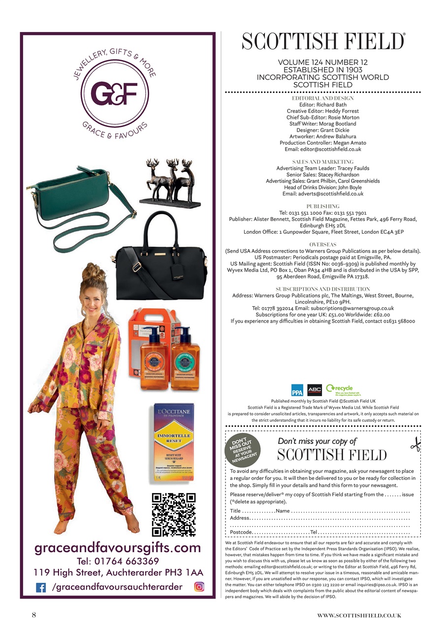 Scottish Field Preview Pages