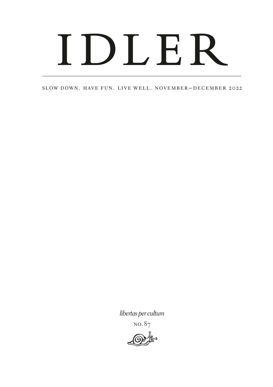 The Idler Magazine Preview Pages
