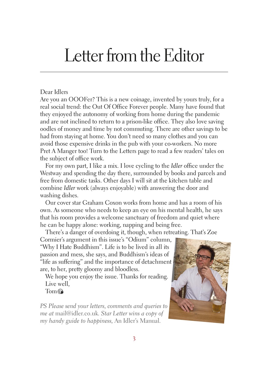 The Idler Magazine Preview Pages