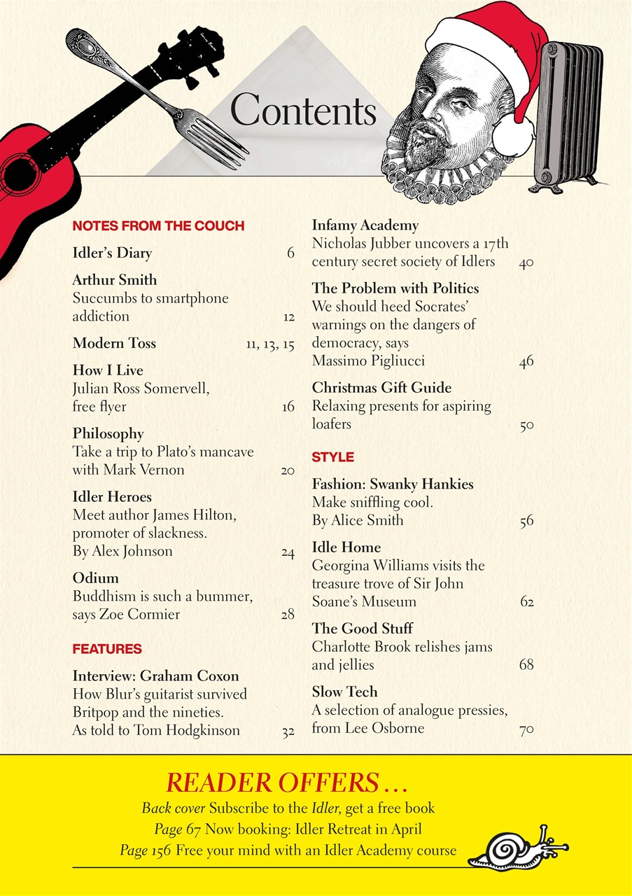 The Idler Magazine Preview Pages