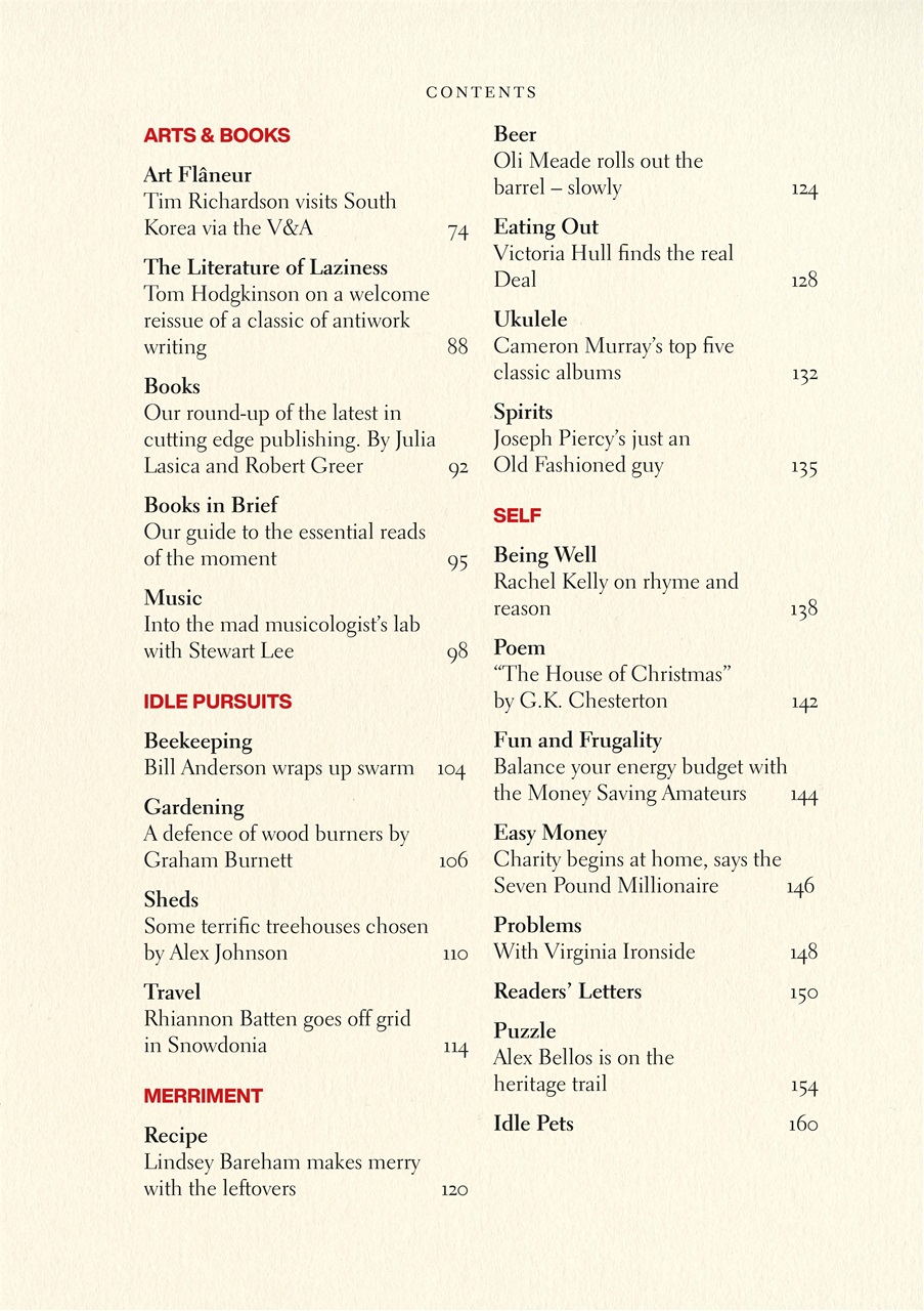 The Idler Magazine Preview Pages