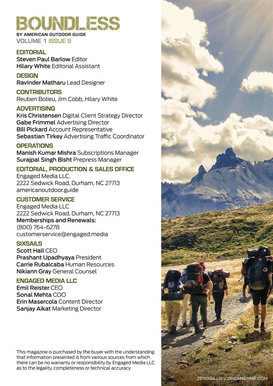 American Outdoor Guide: Boundless Preview Pages