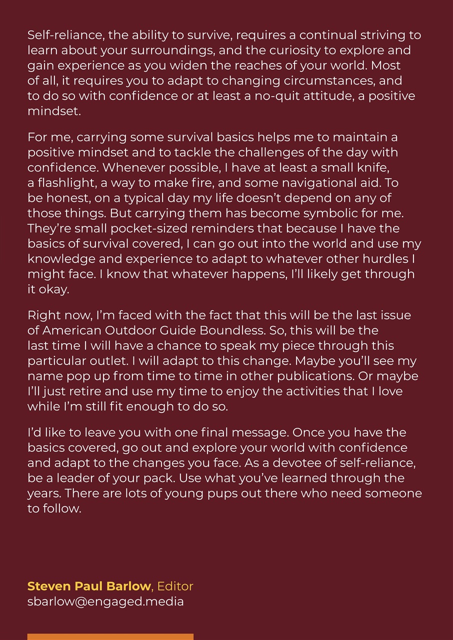 American Outdoor Guide: Boundless Preview Pages