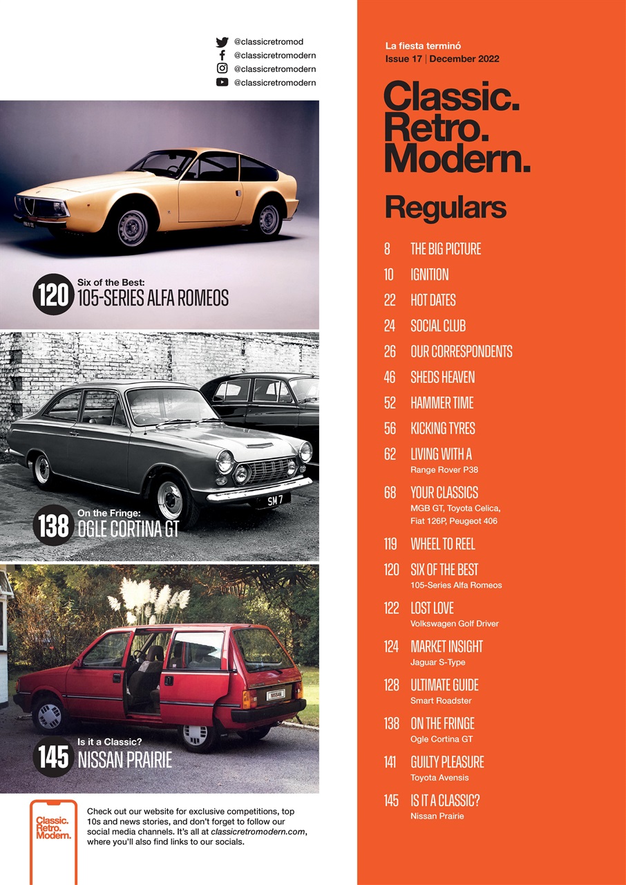 Classic Retro Modern Magazine Preview Pages