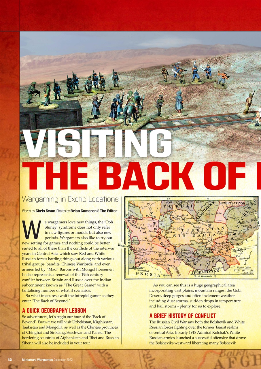 Miniature Wargames Preview Pages