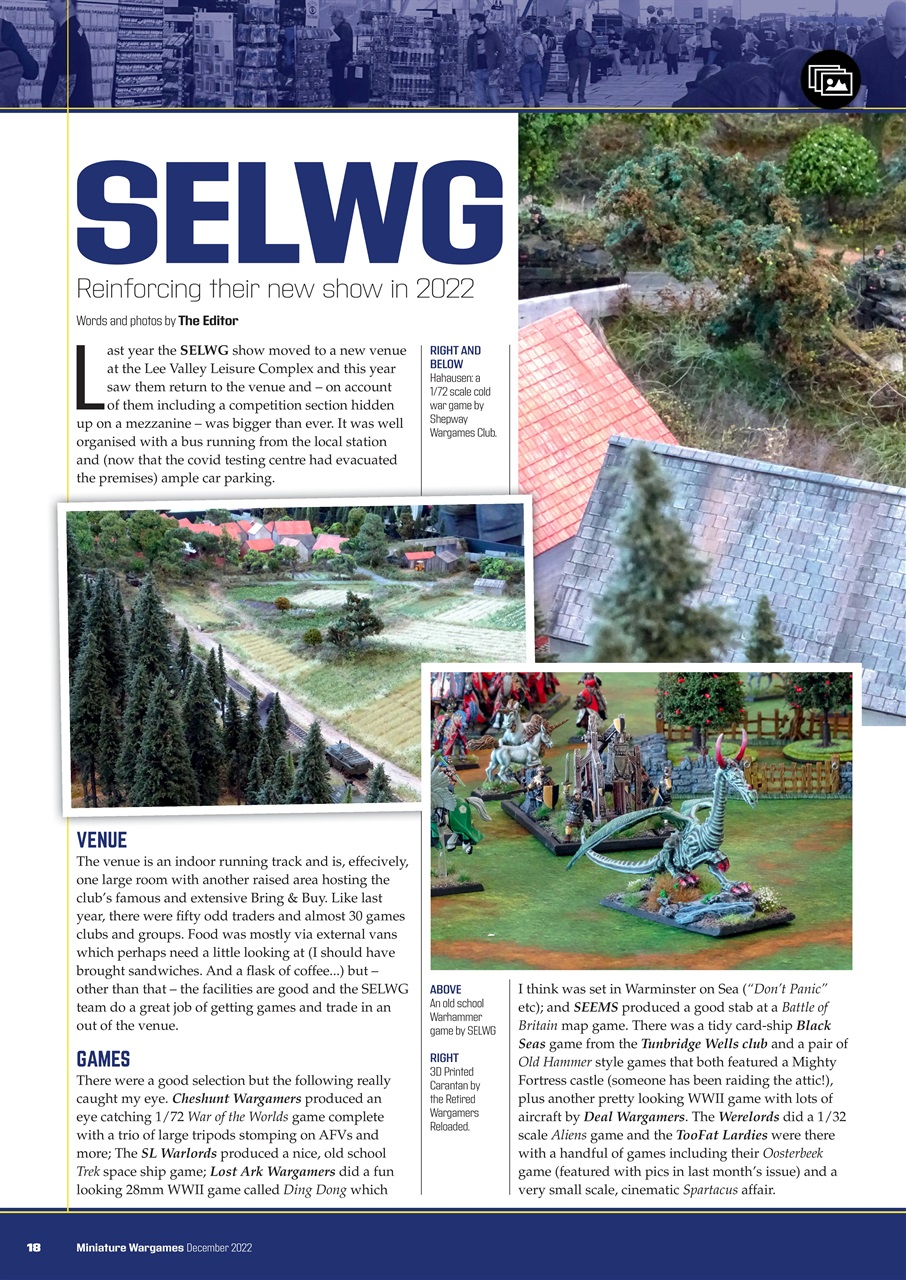 Miniature Wargames Preview Pages